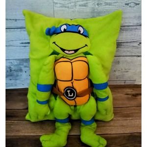 Nickelodeon Teenage Mutant Ninja Turtles Retro Leonardo Plush Character Pillow